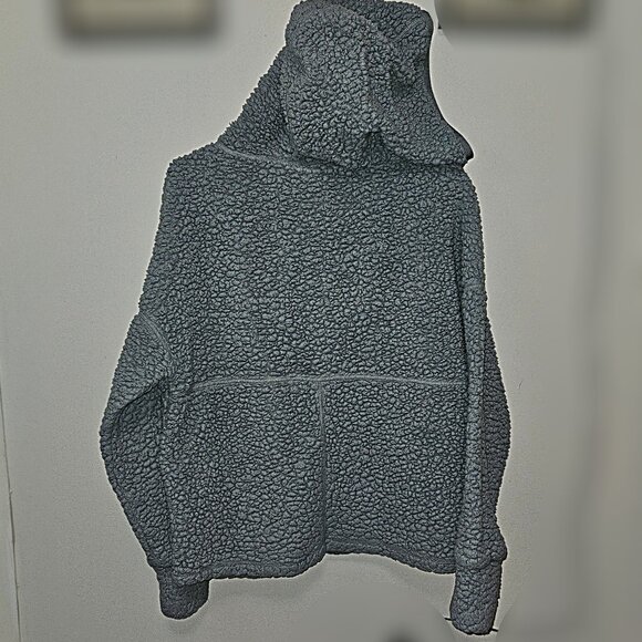 prAna Polar Escape Permafrost Sherpa Half Zip Hoodie Women's size Small - Picture 4 of 5